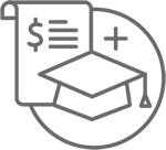 Money and graduate cap